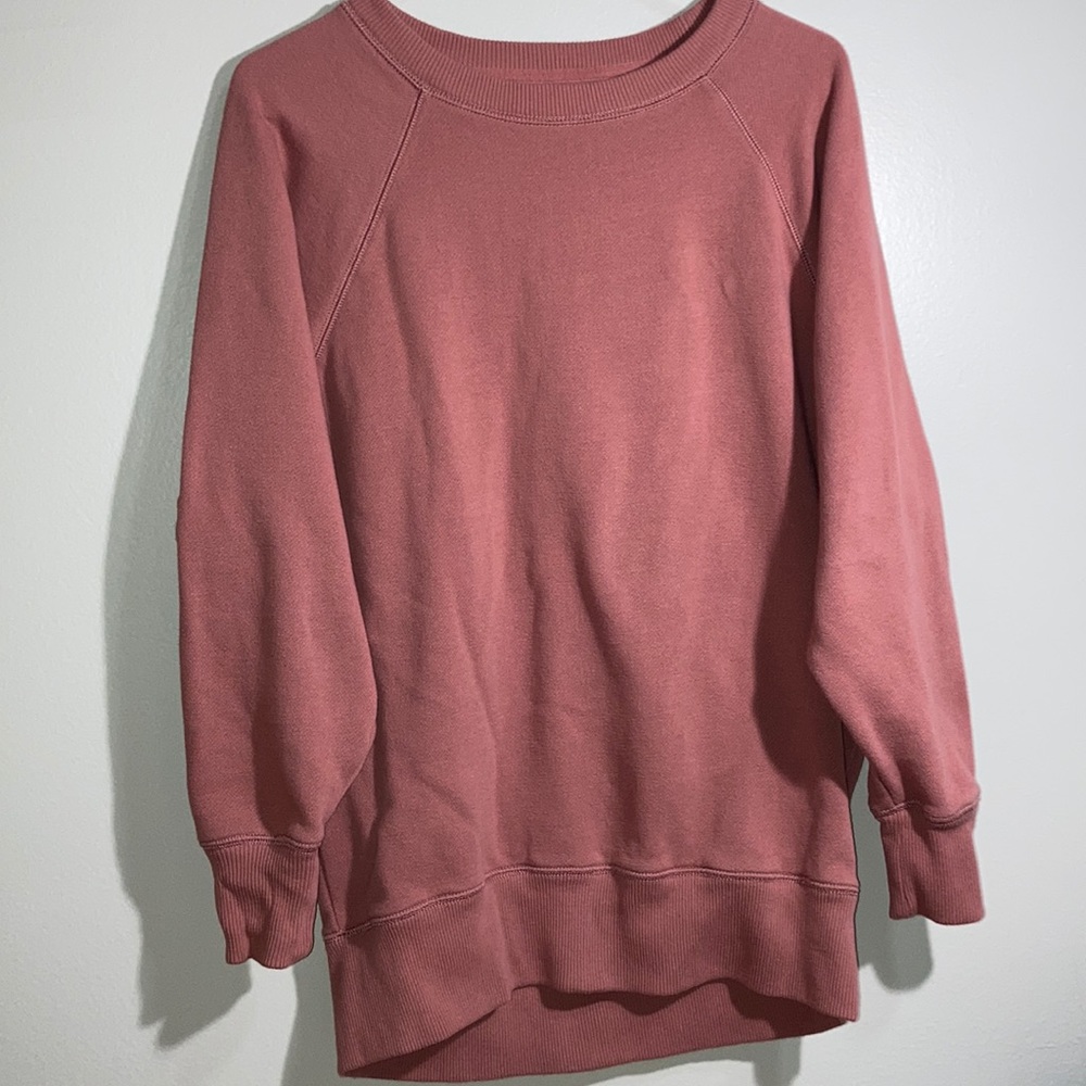 Pink crew neck oversized